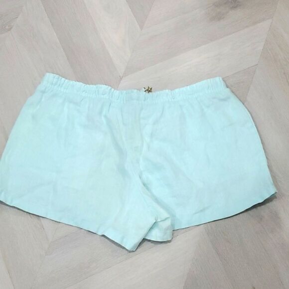 Lilly Pulitzer , Baybreeze Linen Shorts, Size Xl - Picture 6 of 6